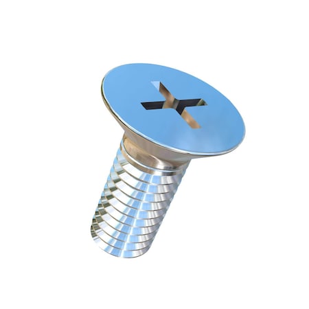 Allied Titanium M3-0.50 x 8 mm Phillips Flat Machine Screw, Plain Titanium 0076616